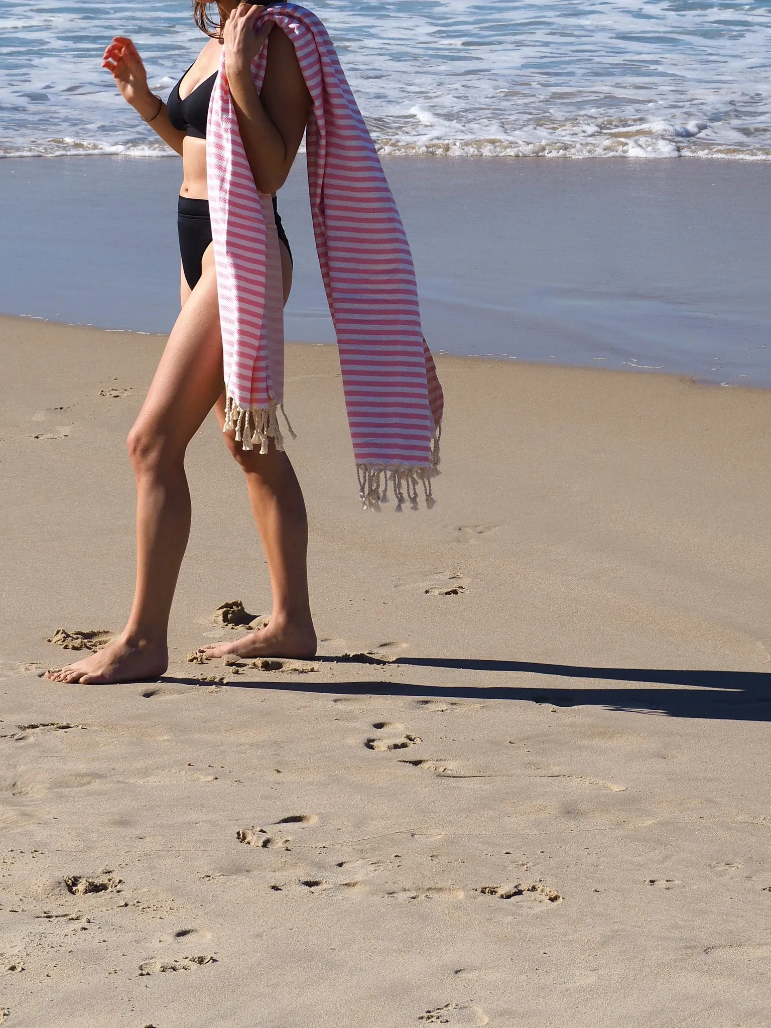 PORTSEA TURKISH COTTON TOWEL - BLUSH