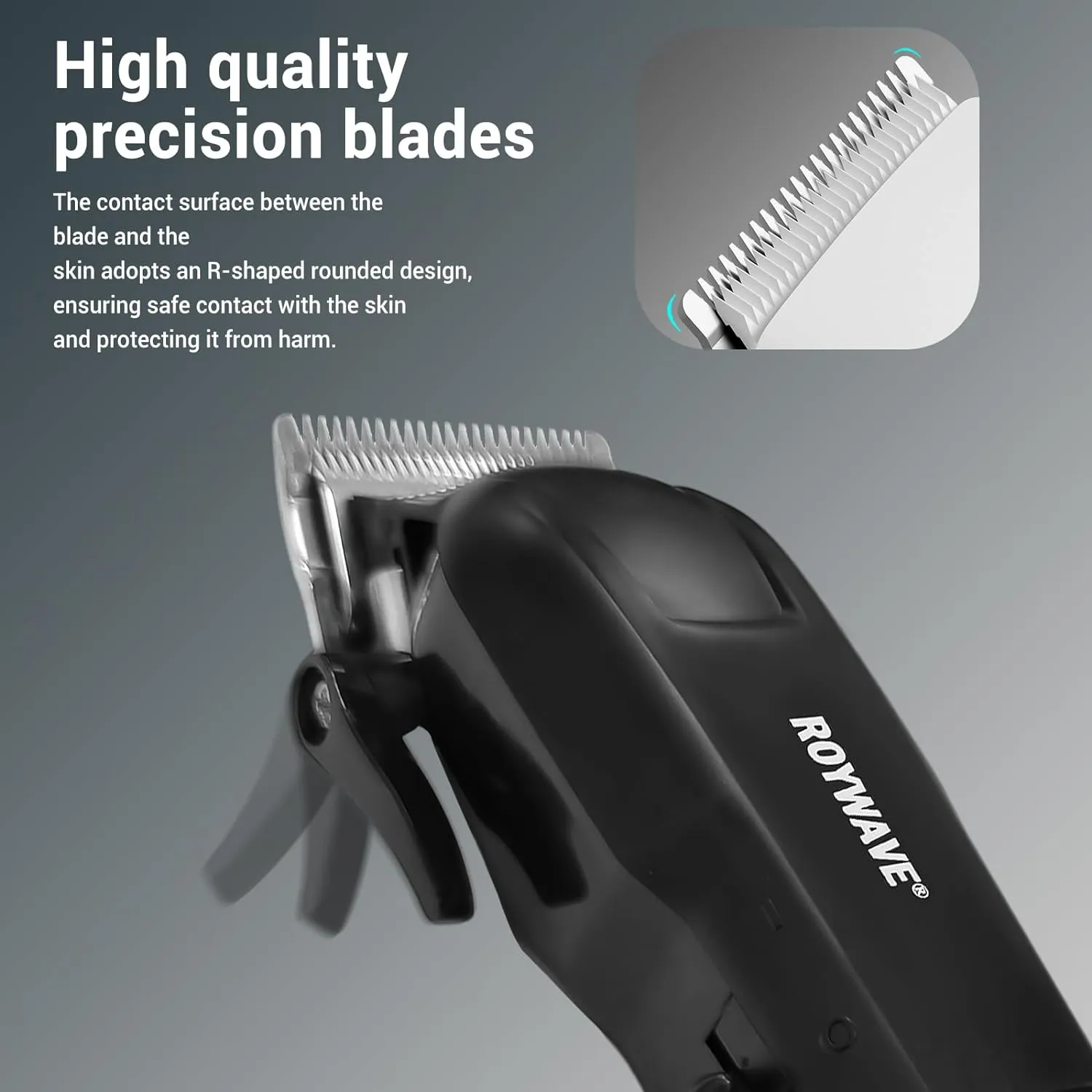 Professional Barber Set with Hair Clipper and Detail Trimmer   Attachments