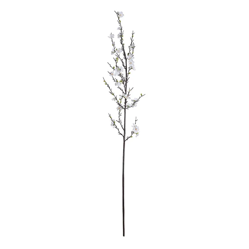 Quince flower branch, 60"L - White