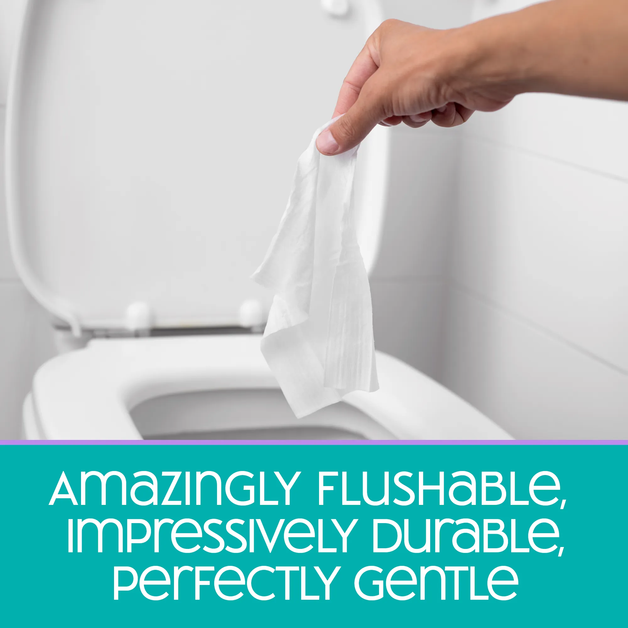 SecureFLUSH Flushable Wipes