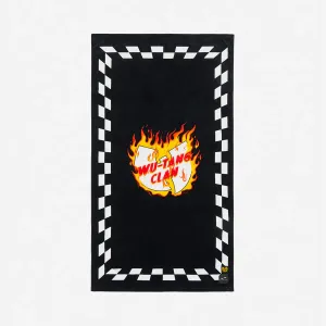 Slowtide Blocks On Fire Beach Towel