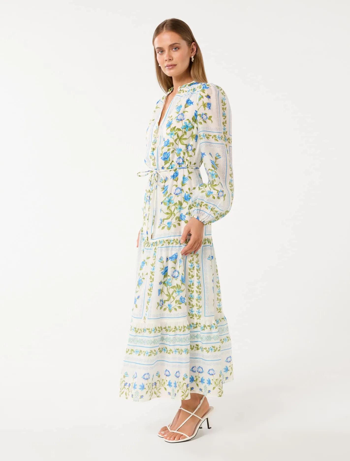 Tara Printed Midi Dress