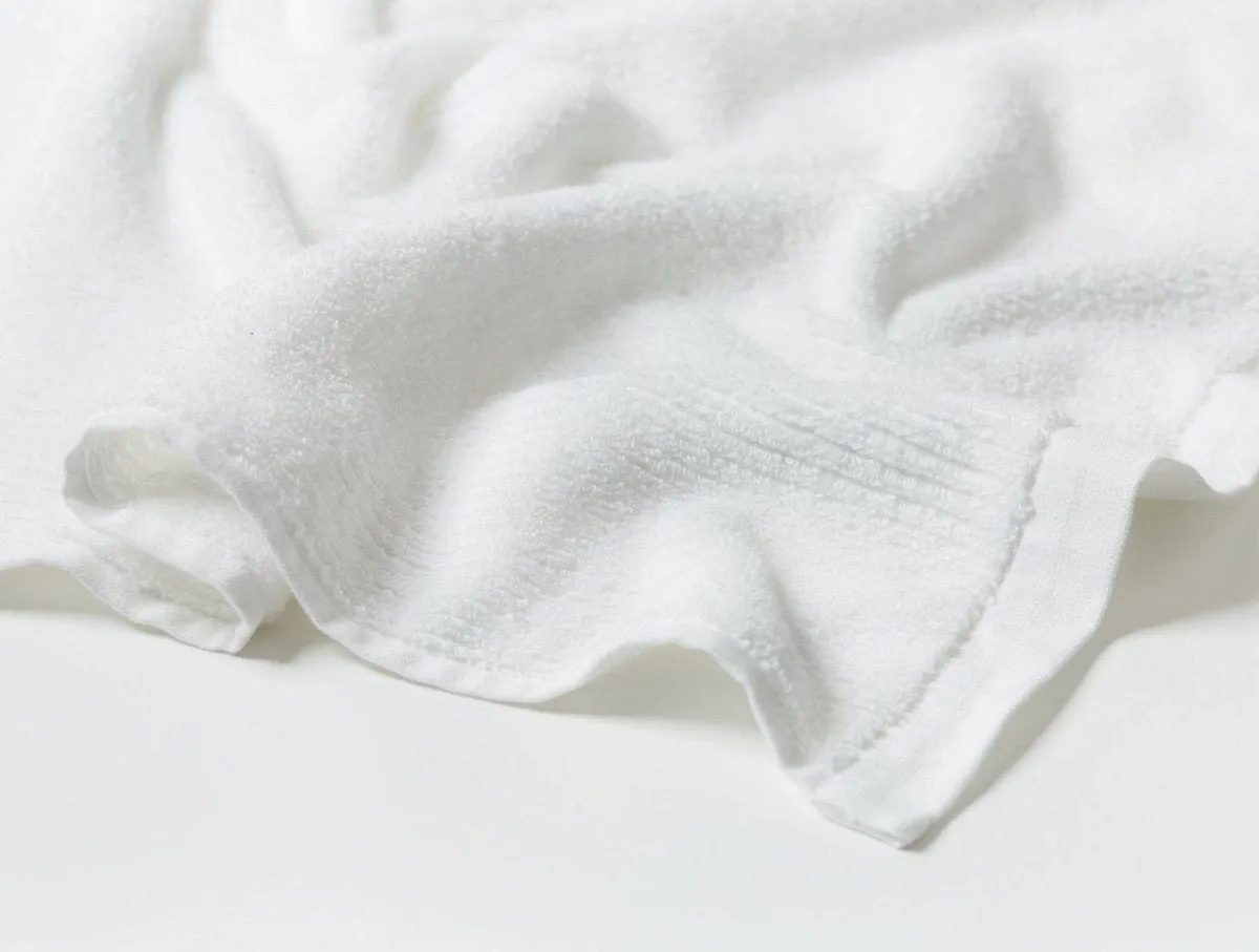 Temescal Alpine White Organic Bath Towels by Coyuchi