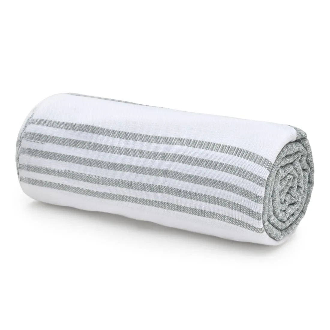 The Better Home 100% Cotton Turkish Bath Towel | Quick Drying Cotton Towel | Light Weight, Soft & Absorbent Turkish Towel (Pack of 1, Grey) (Pack of 1, Grey)