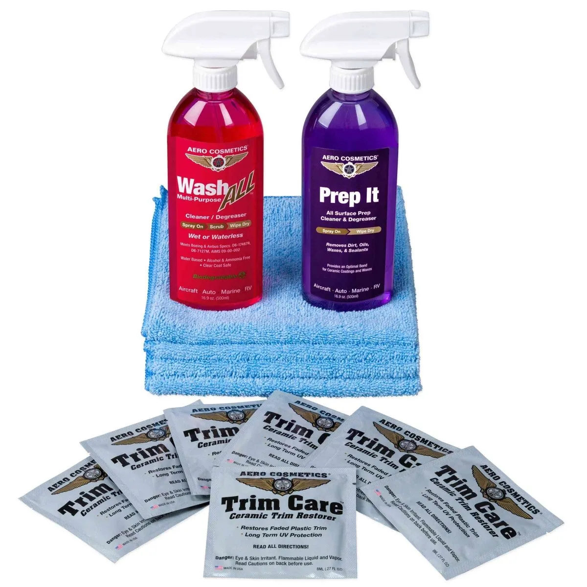 Trim Care Ceramic Restoration Wipes Kit - Faded Plastic Trim Restorer