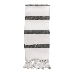 Turkish Cotton   Bamboo Hand Towel - Single Stripe