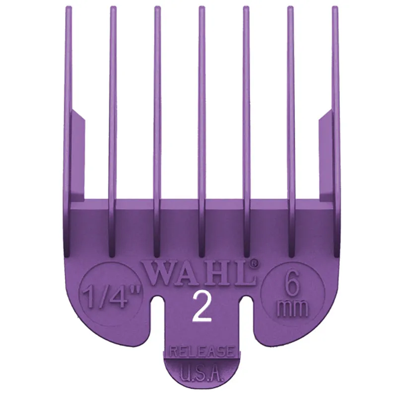 Wahl #2 Plastic Tab Attachment Comb 1/4" Purple