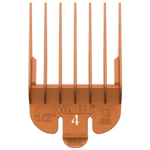 Wahl #4 Plastic Tab Attachment Comb 1/2" Orange