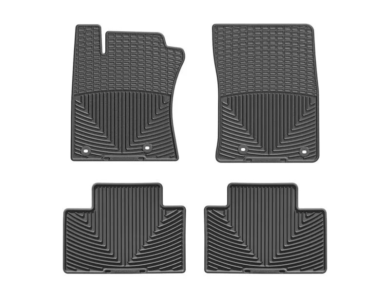 WeatherTech 13  Toyota 4Runner Front and Rear Rubber Mats - Black