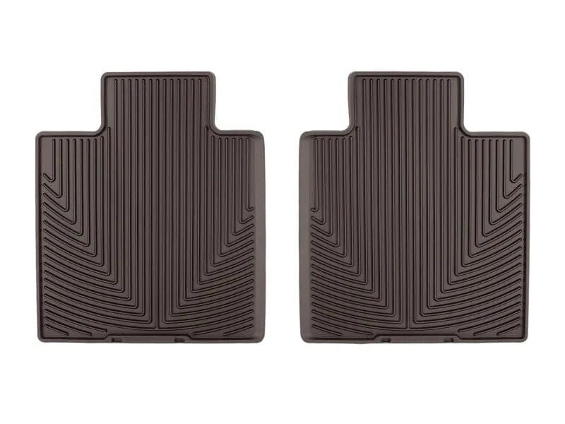 WeatherTech 22-24 Toyota Tundra/Tundra Hybrid Rear Rubber Mats - Cocoa