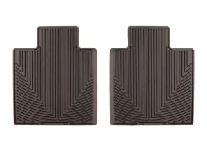 WeatherTech 22-24 Toyota Tundra/Tundra Hybrid Rear Rubber Mats - Cocoa