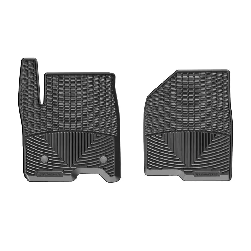 WeatherTech All-Weather Floor Mats - Front - Black - Crew Cab - GM Fullsize Truck 2019